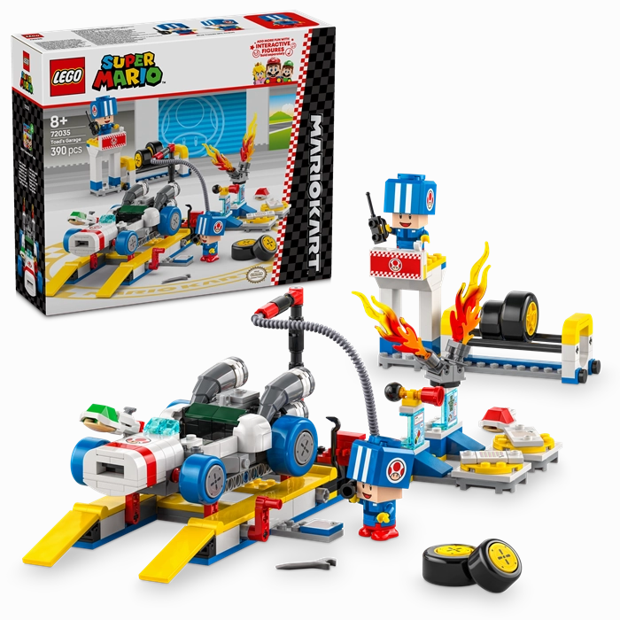 LEGO 72035 Super Mario Mario Kart  Toad's Garage