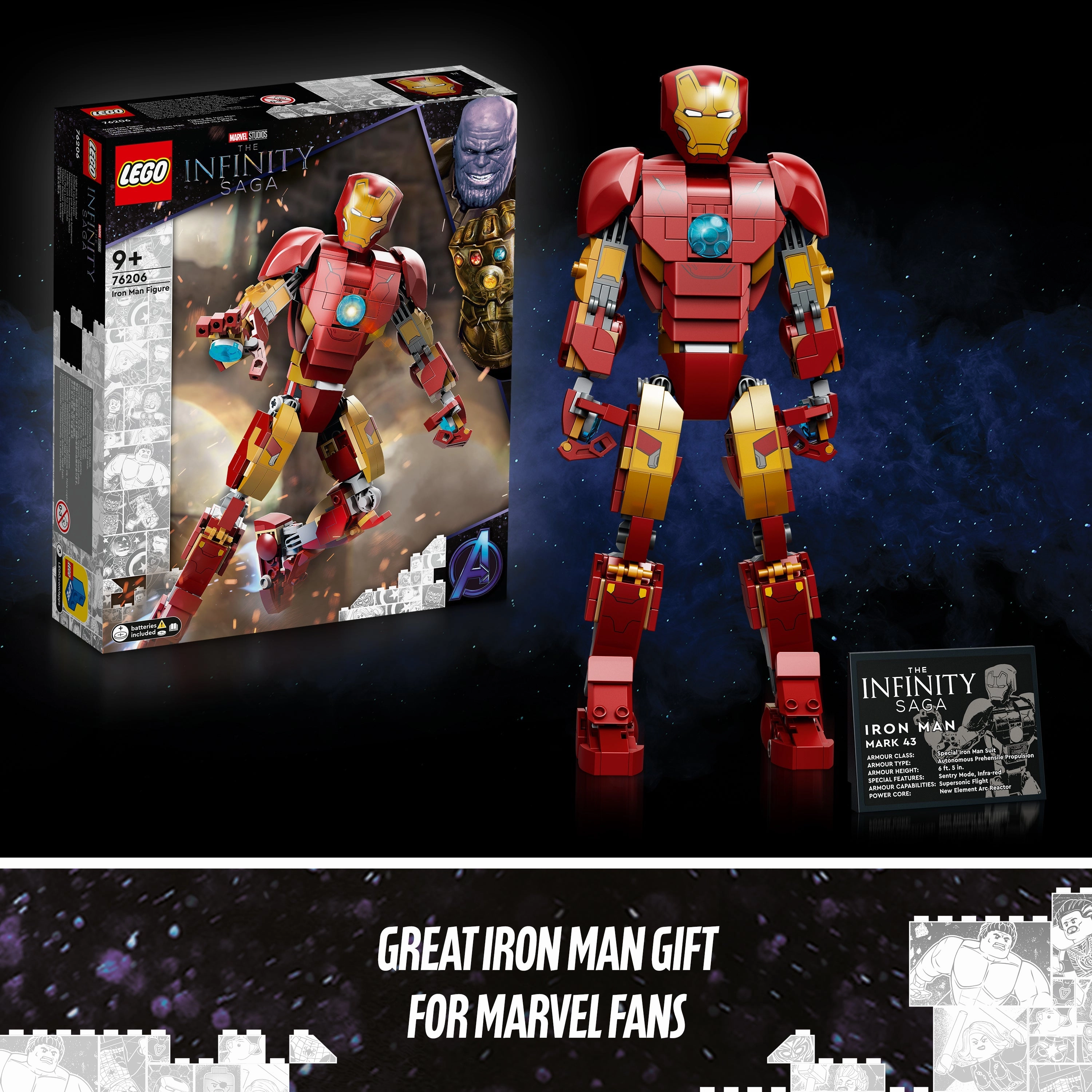 LEGO 76206 Super Heroes Marvel Iron Man Figure
