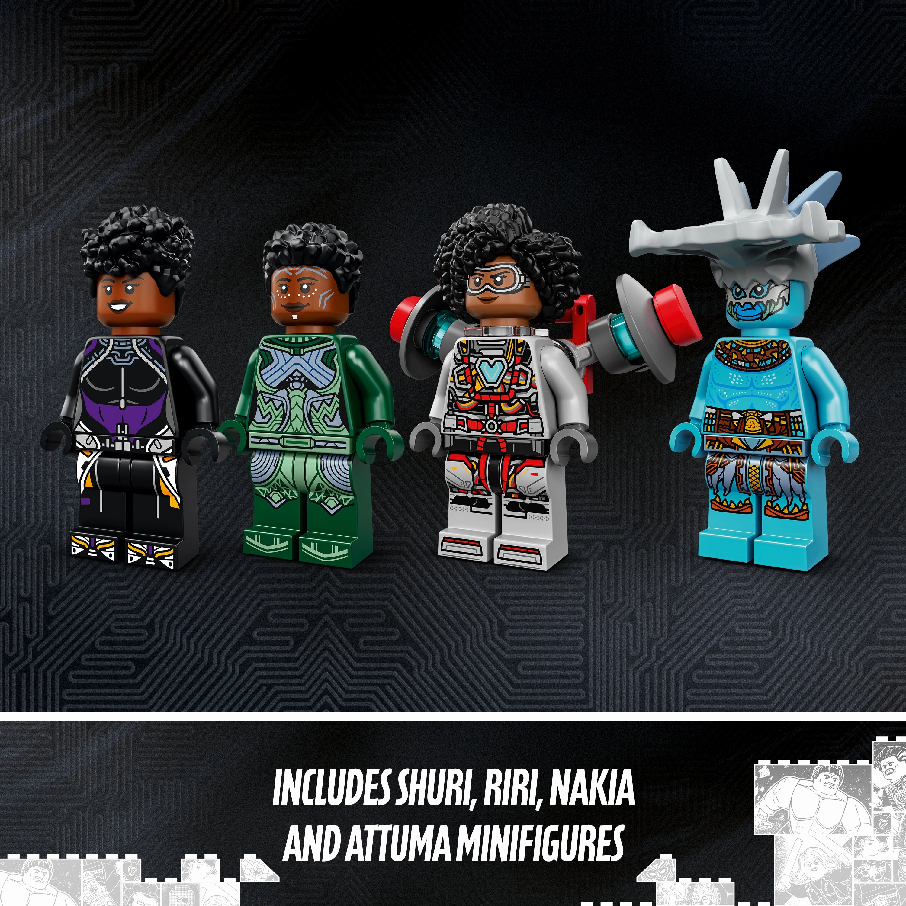 LEGO 76211 Super Heroes Marvel Black Panther Shuri's Sunbird