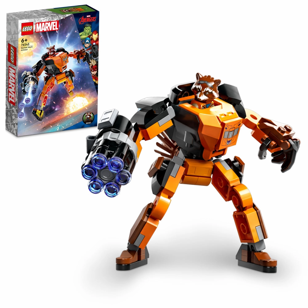 LEGO 76243 Super Heroes Marvel Avengers Rocket Mech Armor