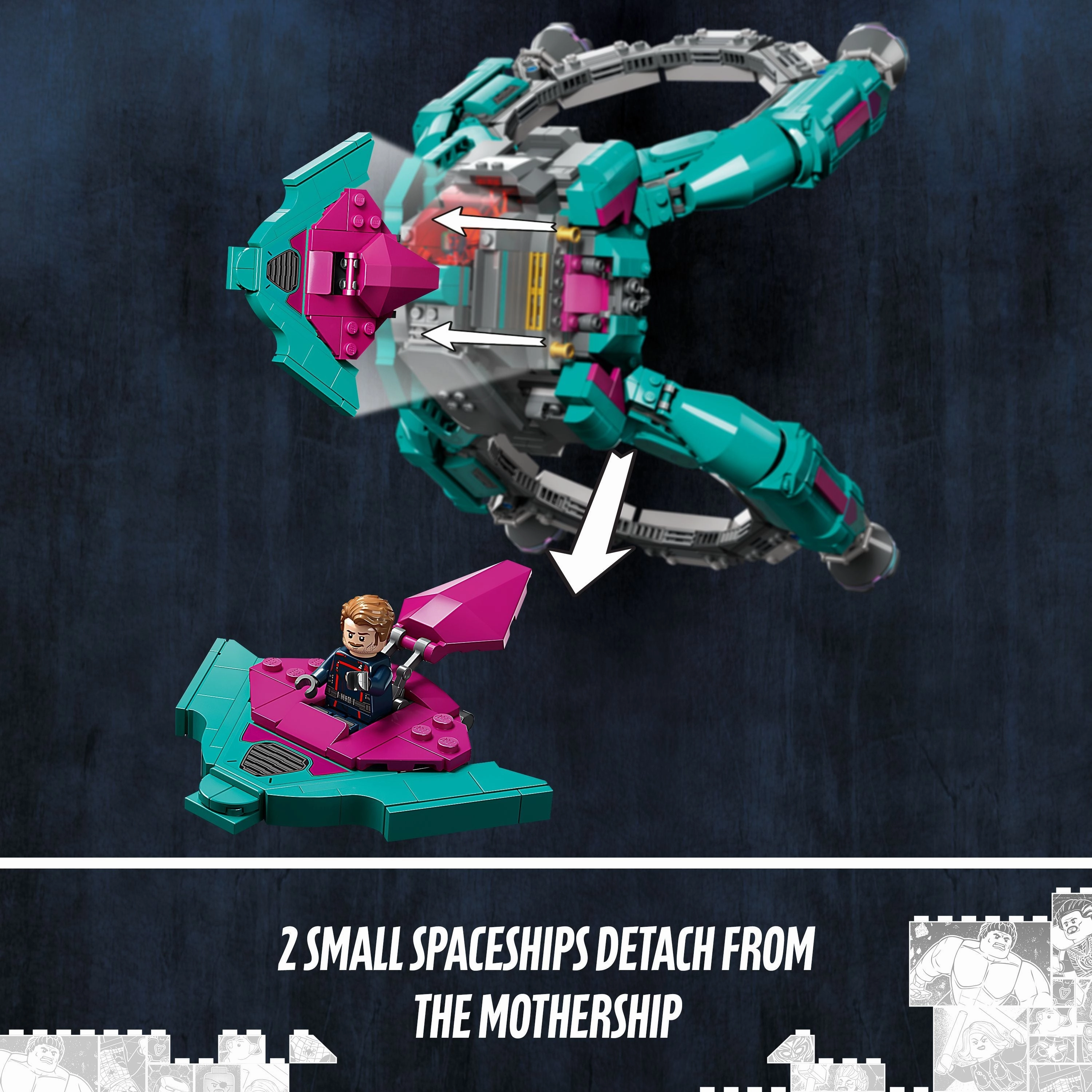 LEGO 76255 Super Heroes Marvel The New Guardians' Ship