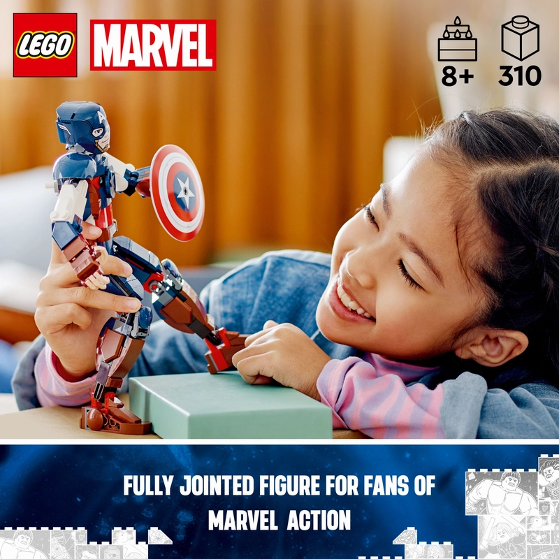 LEGO 76258 Super Heroes Captain America Construction Figure