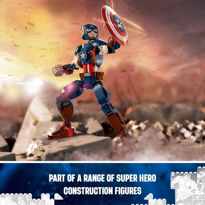 LEGO 76258 Super Heroes Captain America Construction Figure