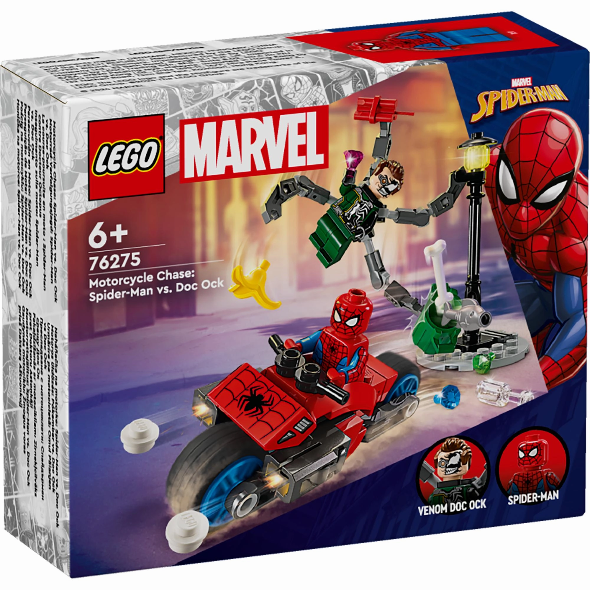 LEGO 76275 Marvel Motorcycle Chase: Spider-Man Vs. Doc Ock