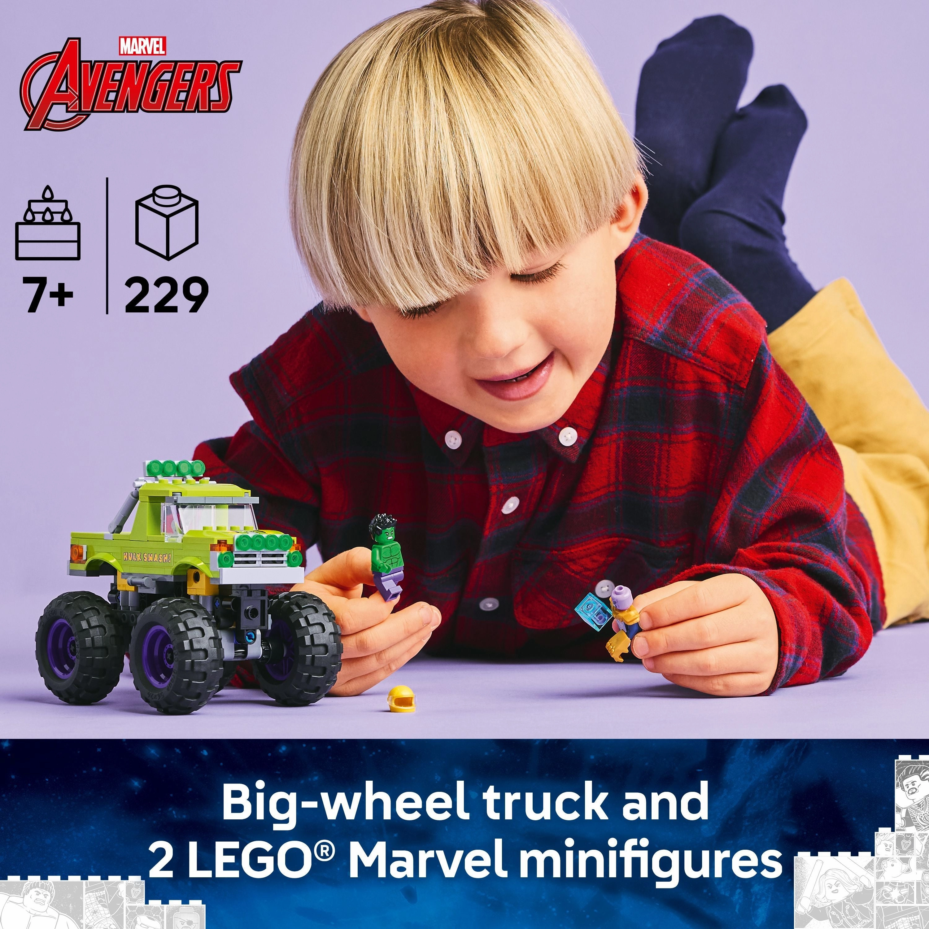 LEGO 76312 Super Heroes The Hulk Truck vs. Thanos