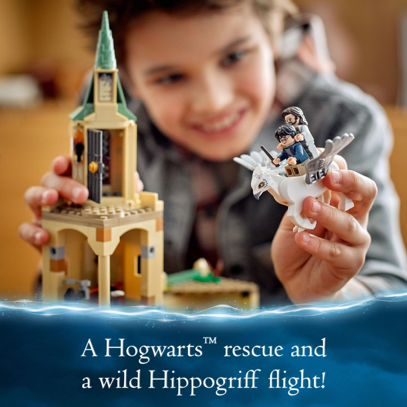 LEGO 76401 Harry Potter Hogwarts Courtyard: SiriusS Rescue Building Kit