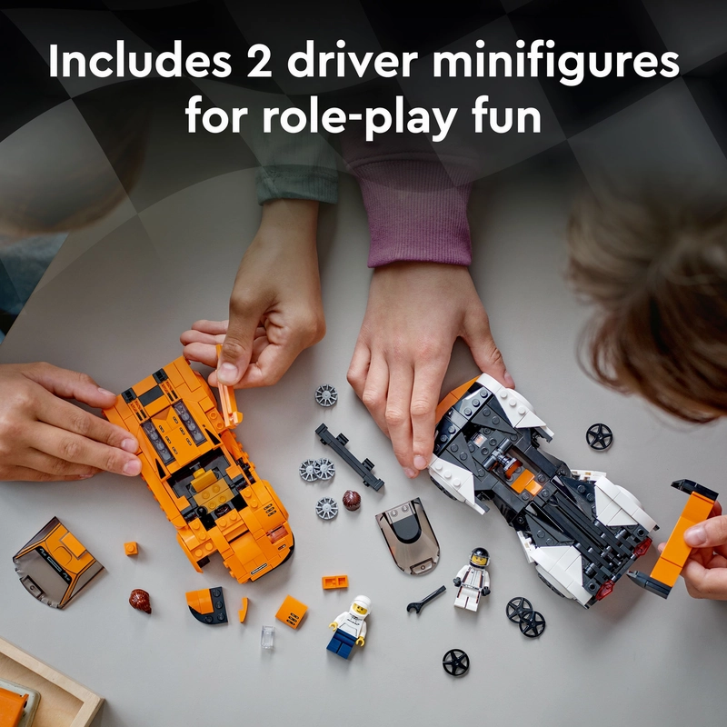 LEGO 76918 Speed Champions Mclaren Solus GT And Mclaren F1 Lm