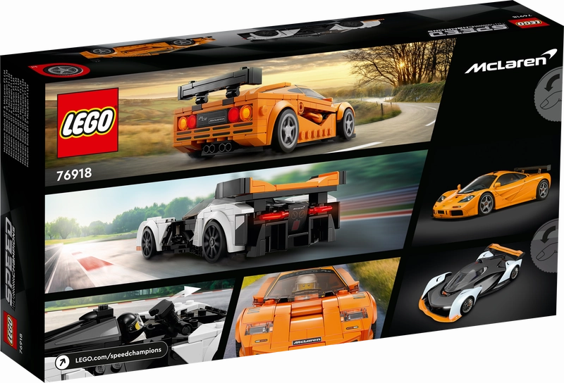 LEGO 76918 Speed Champions Mclaren Solus GT And Mclaren F1 Lm