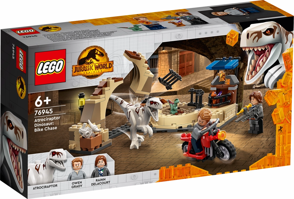 LEGO 76945 Jurassic World Atrociraptor Dinosaur: Bike Chase