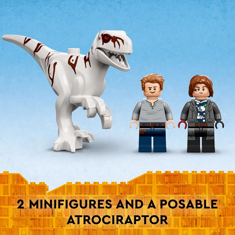 LEGO 76945 Jurassic World Atrociraptor Dinosaur: Bike Chase