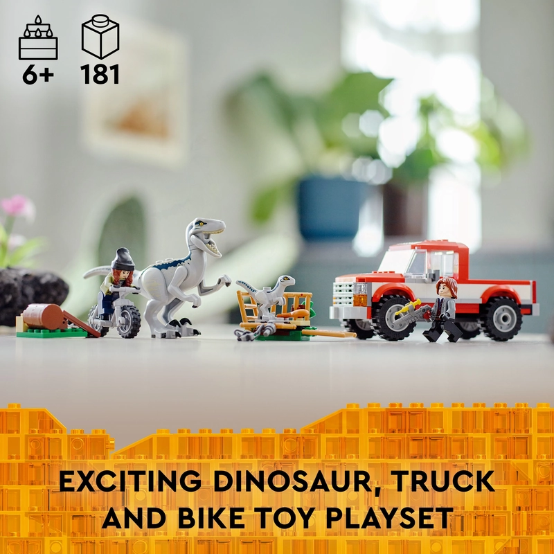 LEGO 76946 Jurassic World Blue & Beta Velociraptor Capture