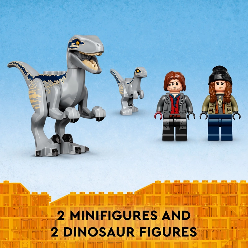 LEGO 76946 Jurassic World Blue & Beta Velociraptor Capture