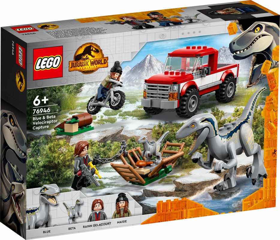 LEGO 76946 Jurassic World Blue & Beta Velociraptor Capture