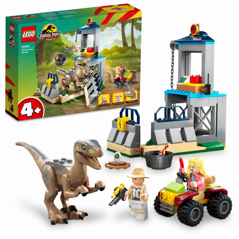 LEGO 76957 Jurassic World Velociraptor Escape