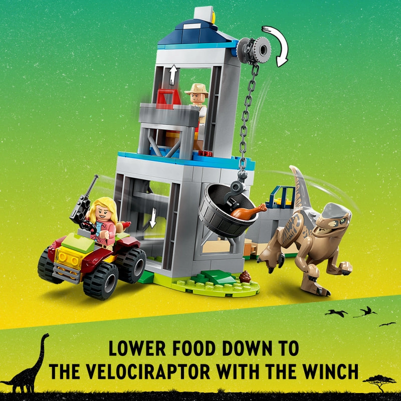 LEGO 76957 Jurassic World Velociraptor Escape