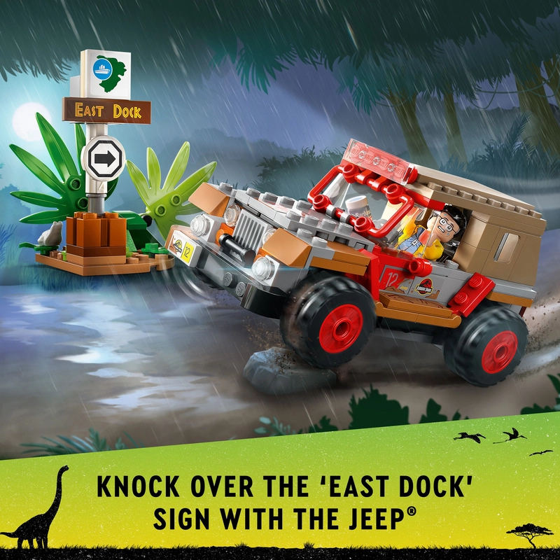 LEGO 76958 Jurassic World Dilophosaurus Ambush
