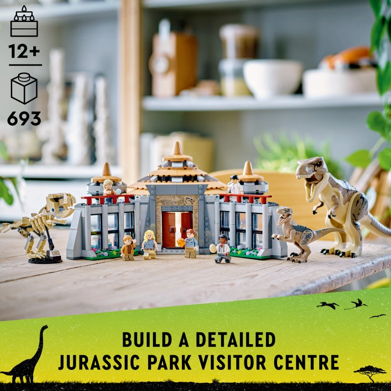 LEGO 76961 Jurassic World Visitor Center: T. Rex & Raptor Attack
