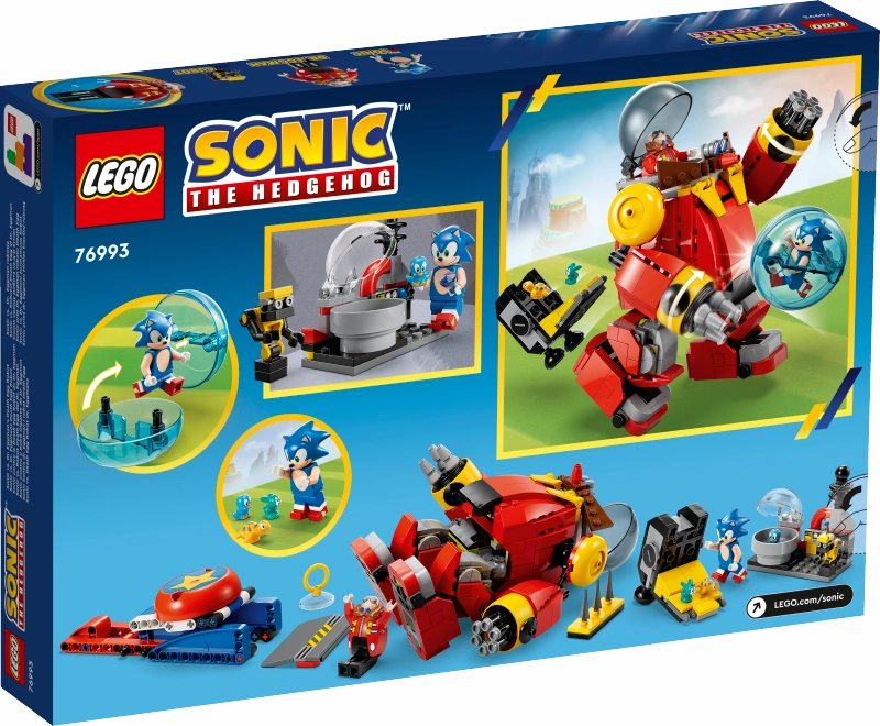 LEGO 76993 Sonic The Hedgehog Sonic Vs. Dr Eggman's Death Egg Robot