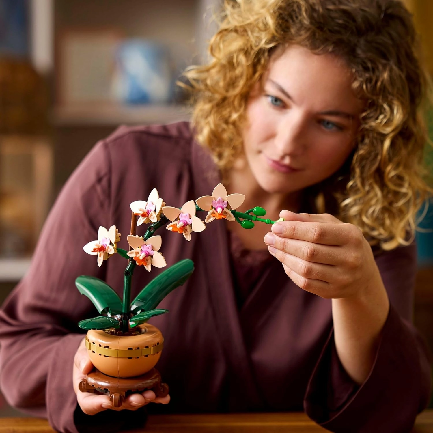 LEGO Botanical Collection Mini Orchid Plant Building Kit For Ages 18 