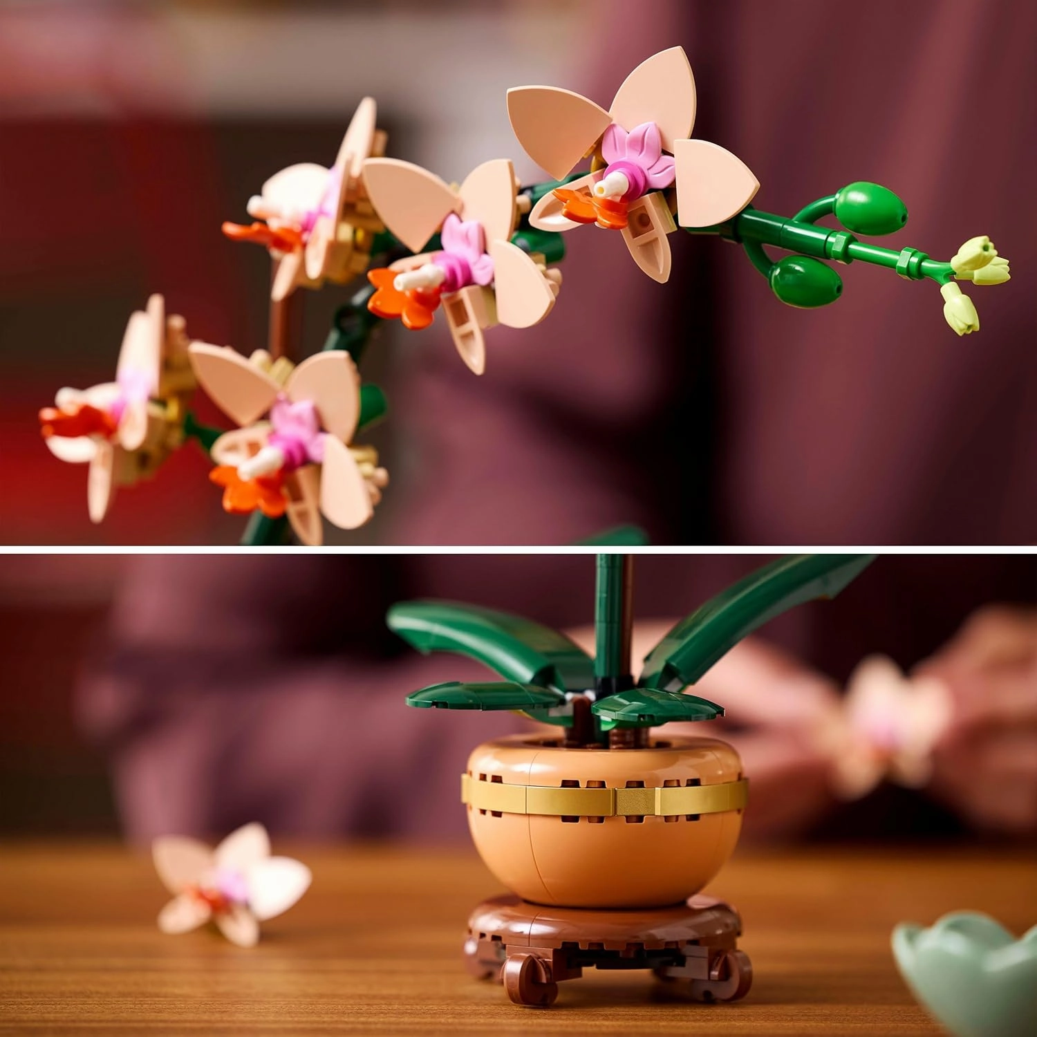 LEGO Botanical Collection Mini Orchid Plant Building Kit For Ages 18 