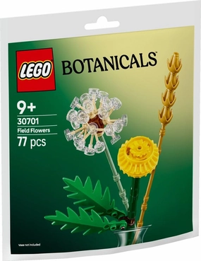 LEGO Botanicals Field Flowers Building Kit For Ages 9 