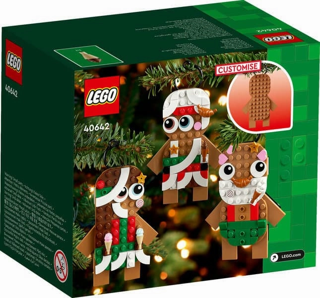 Lego Christmas 40642 Gingerbread Ornaments Seasonal Playset for Age 6 