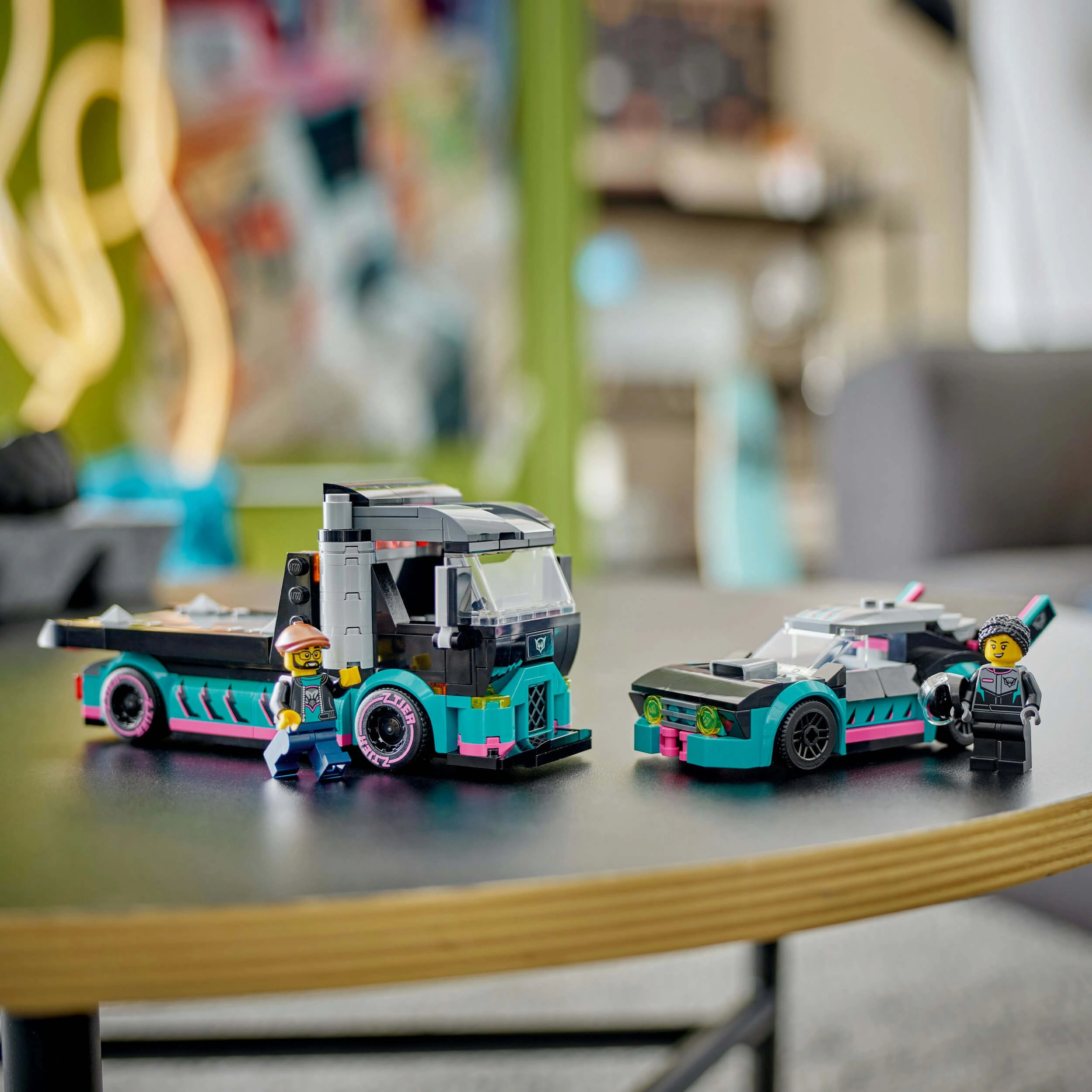 Lego City 60406 Race Car & Car Carrier Truck Playset for Ages 6 and Up