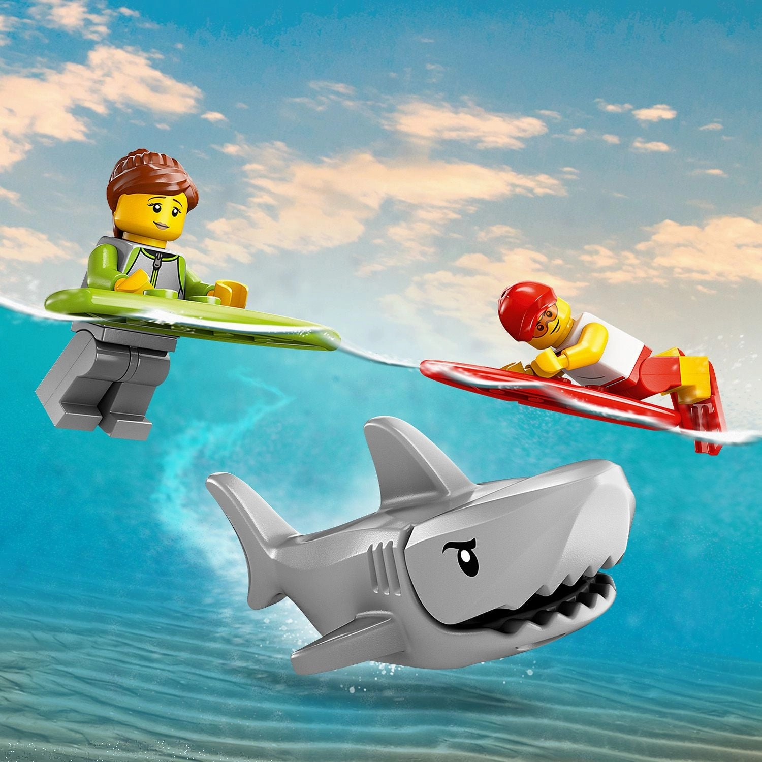 Lego City 60453 Lifeguard Beach Rescue Truck Playset for Ages 6 and Up