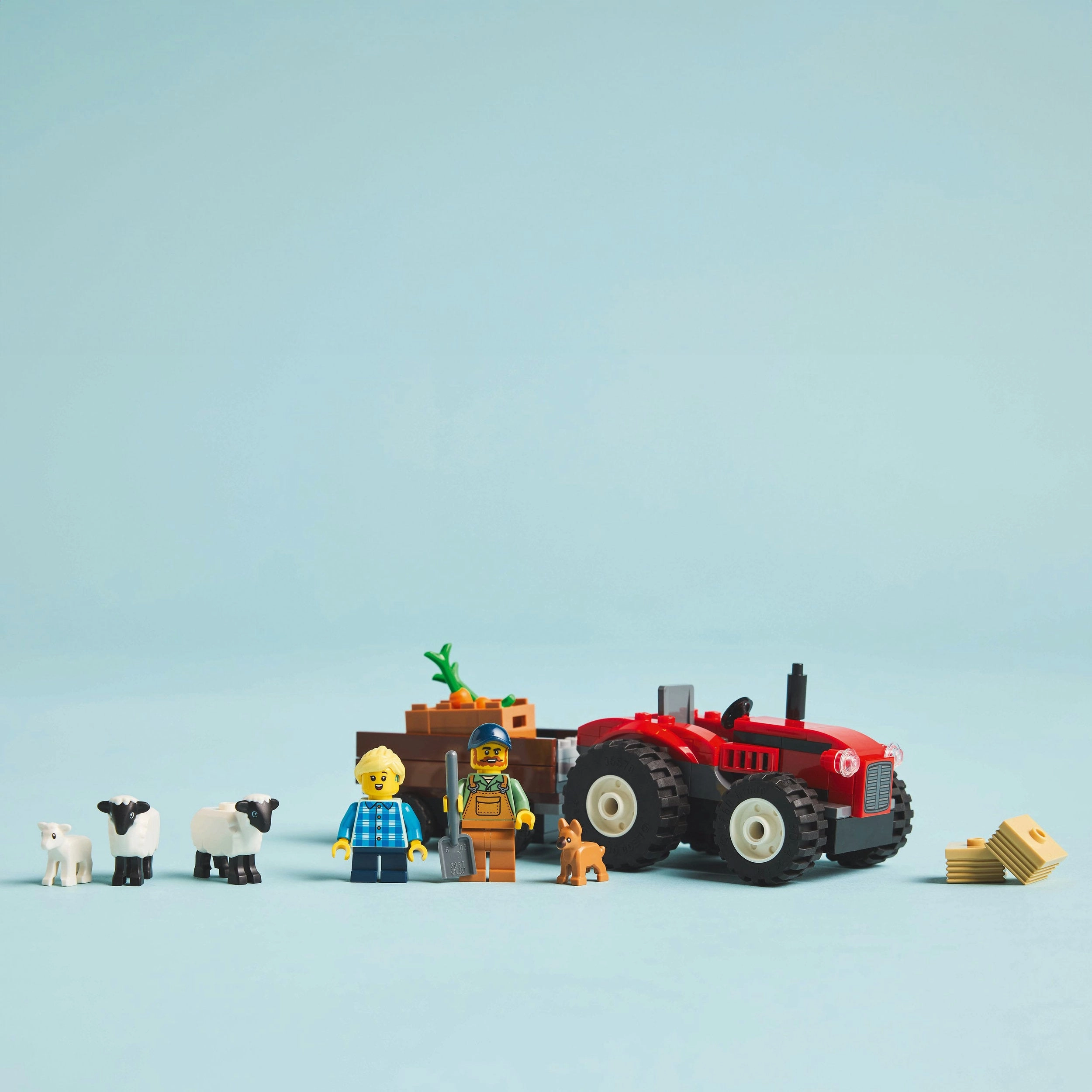 Lego City 60461 Red Farm Tractor with Trailer & Sheep for Ages 4 & Up