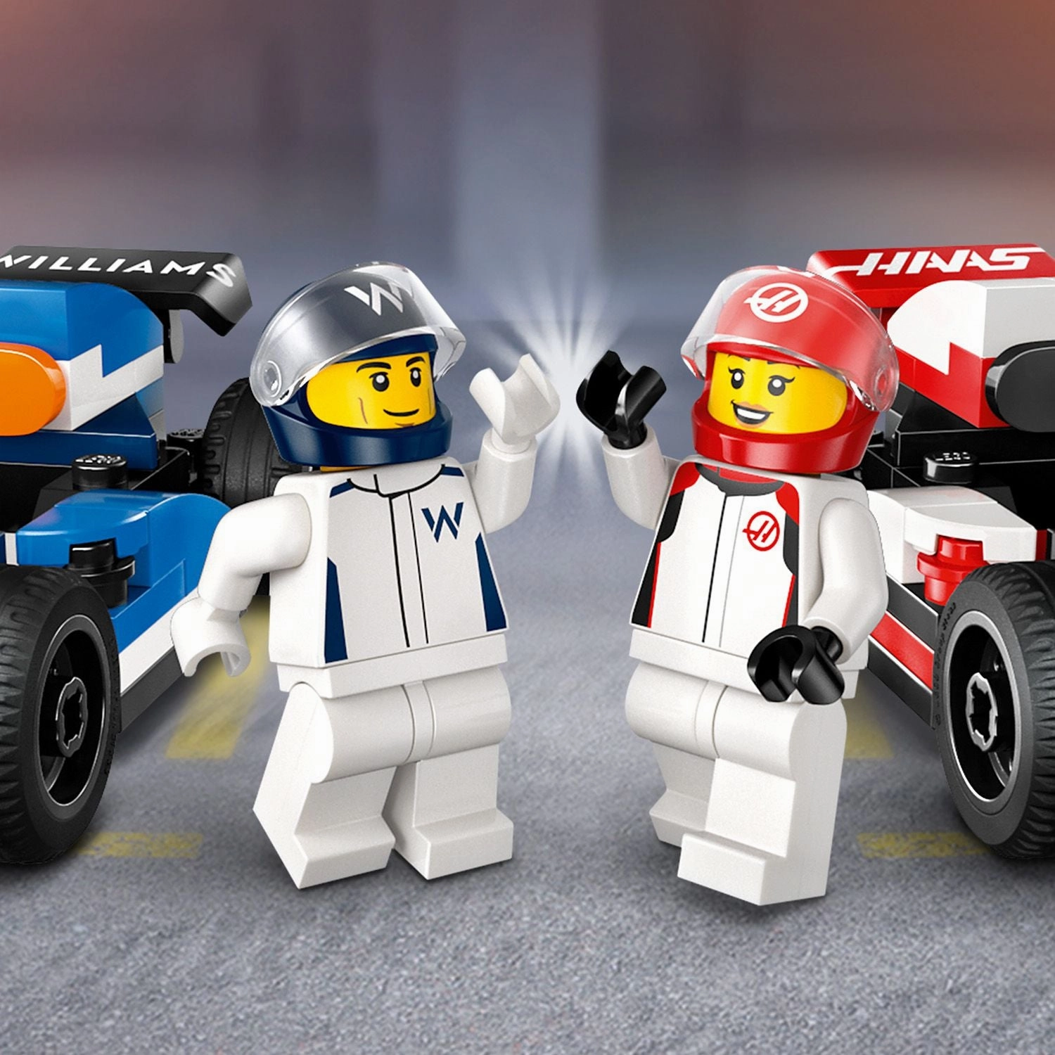Lego City 60464 F1 Williams Racing & Haas F1 Race Cars for Ages 4 & Up