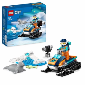 LEGO City Arctic Explorer Snowmobile Building Kit for Ages 5 