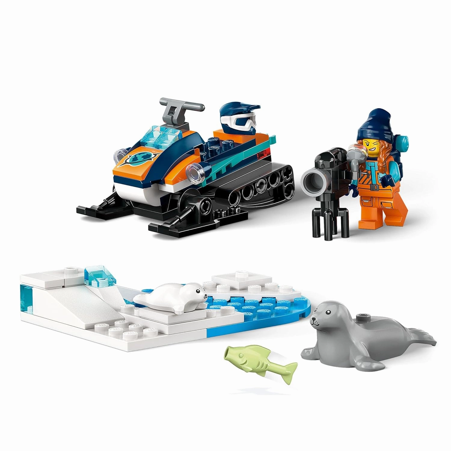LEGO City Arctic Explorer Snowmobile Building Kit for Ages 5 