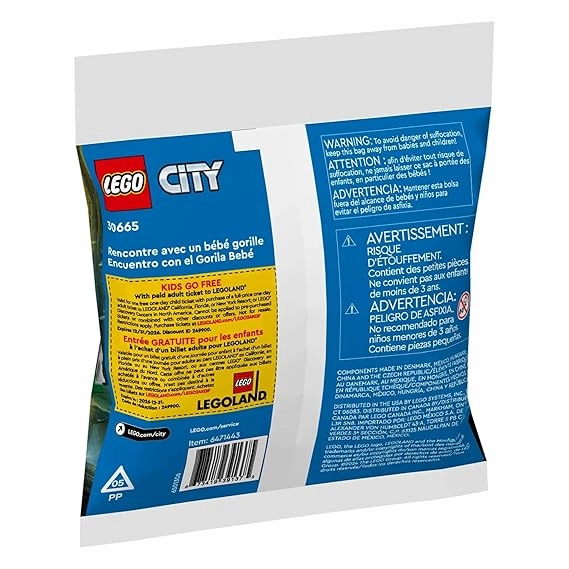 LEGO City Baby Gorilla Encounter Buildind Kit For Ages 5 