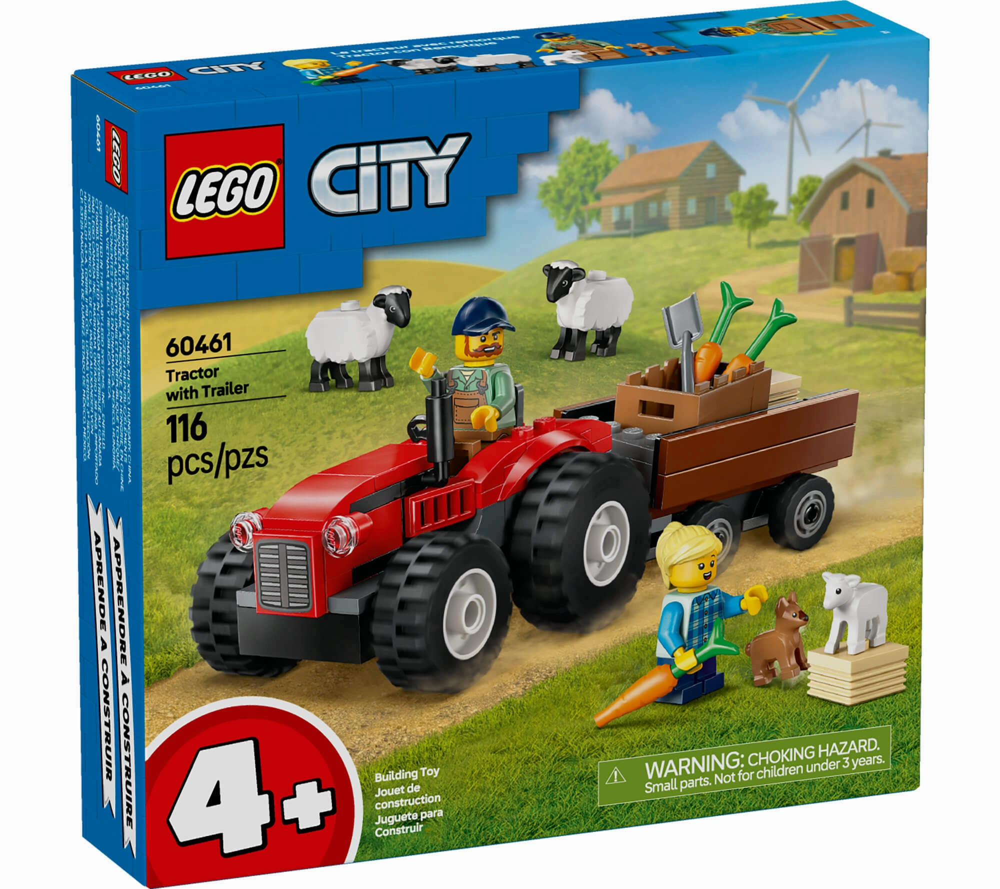 LEGO City Farm Adventure Tractor and Sheep Playset 60461