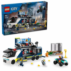 LEGO City Police Mobile Crime Lab Truck Toy 60418 with Forensic Tools
