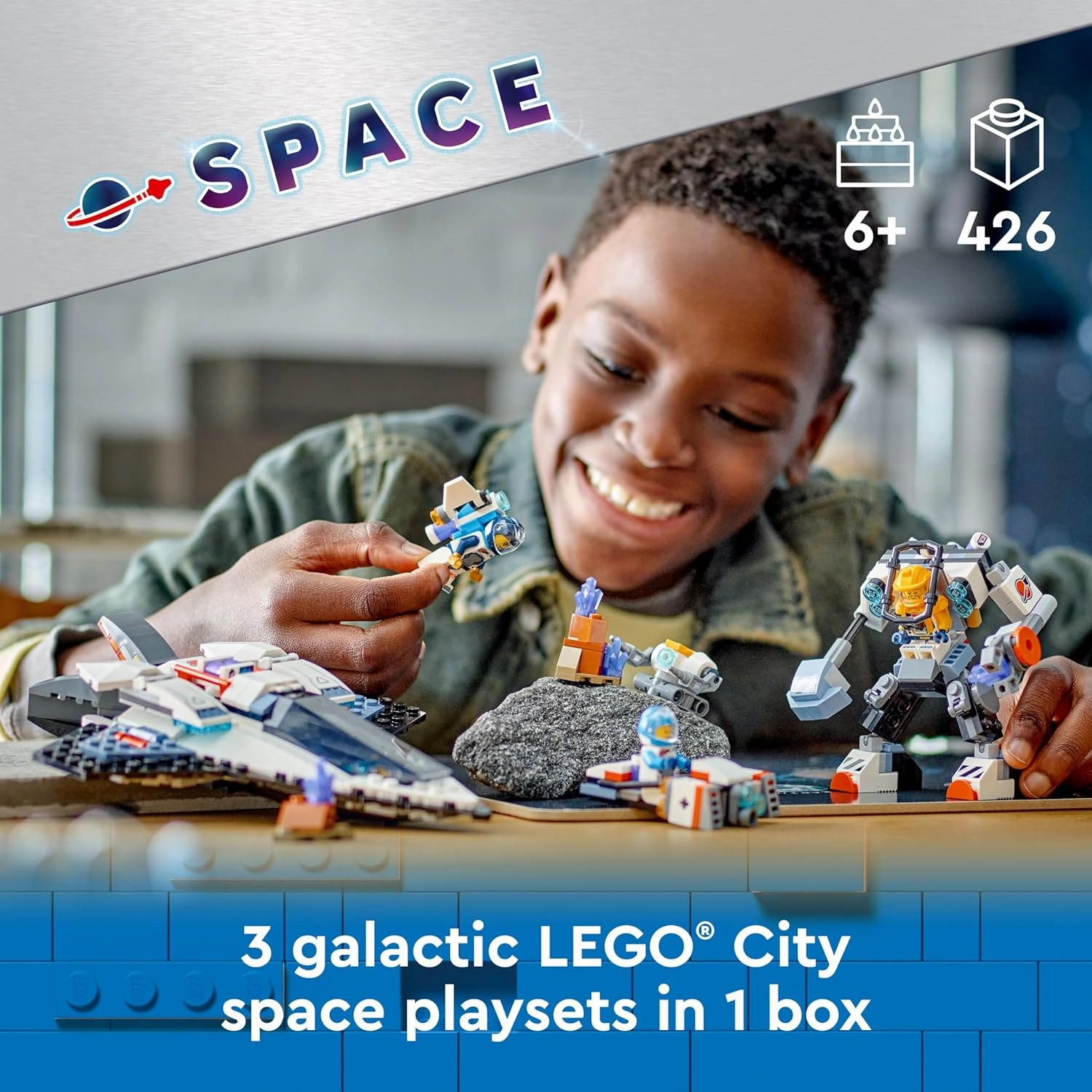 LEGO City Space Explorers Pack Building Kit for Ages 6 