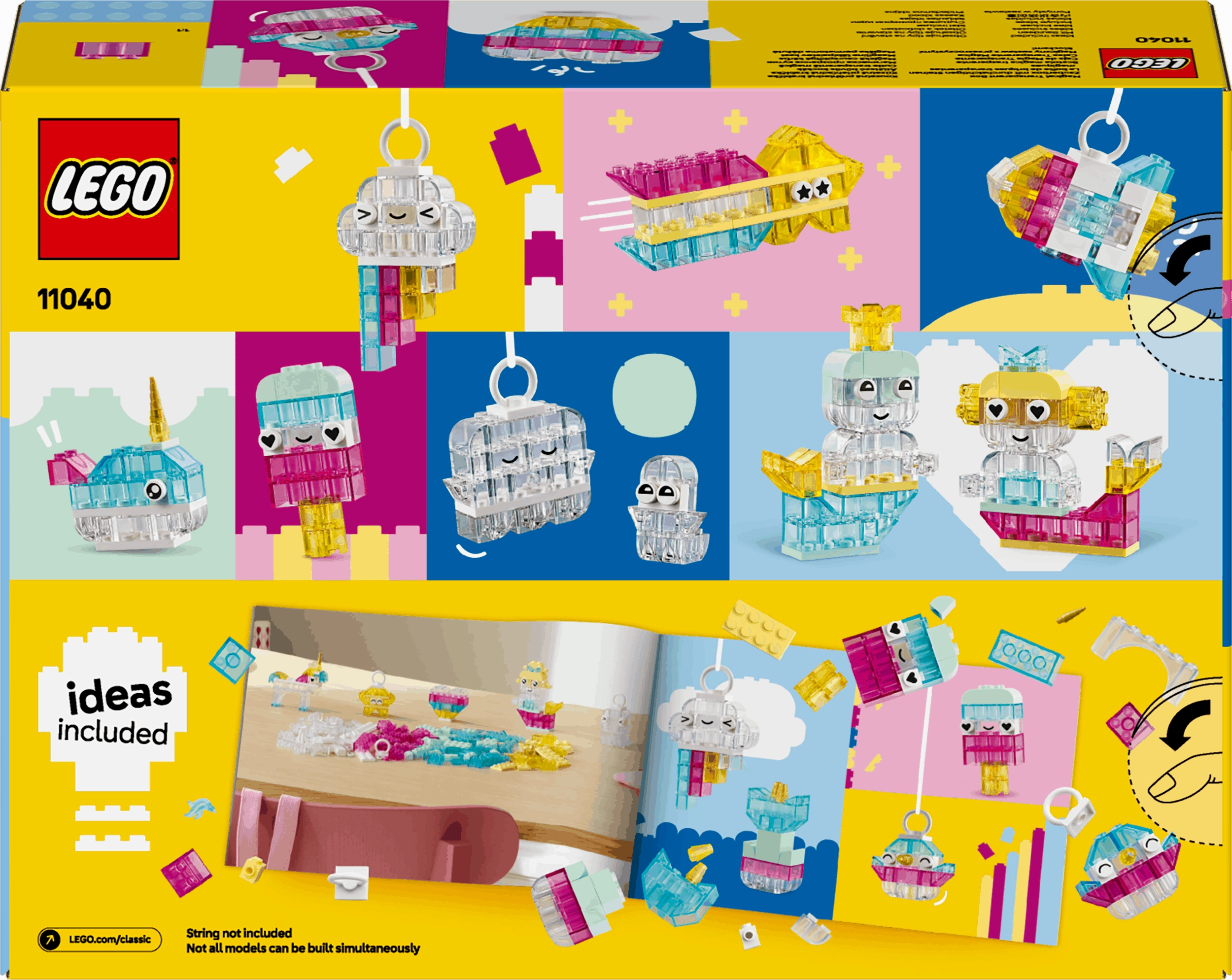 Lego Classic 11040 Magical Transparent Box Playset for Ages 5 and Up
