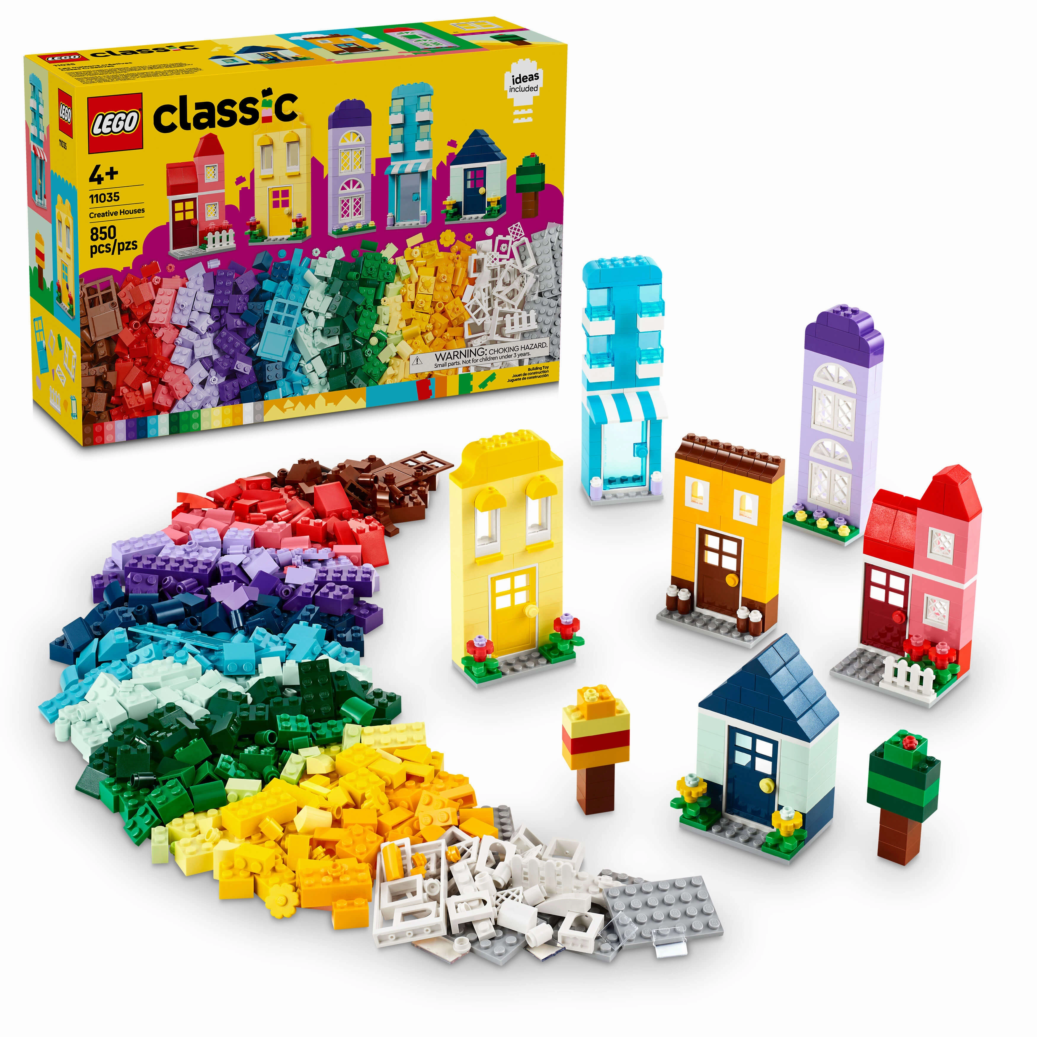 LEGO Classic 850-Piece Creative Houses Building Set - 11035