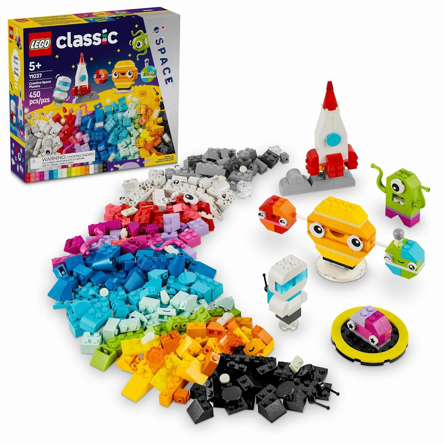 LEGO Classic Creative Space Planets Building Kit For Ages 5 