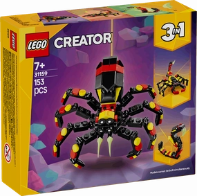 Lego Creator 3 in 1 31159 Wild Animals: Surprising Spider for Ages 7 