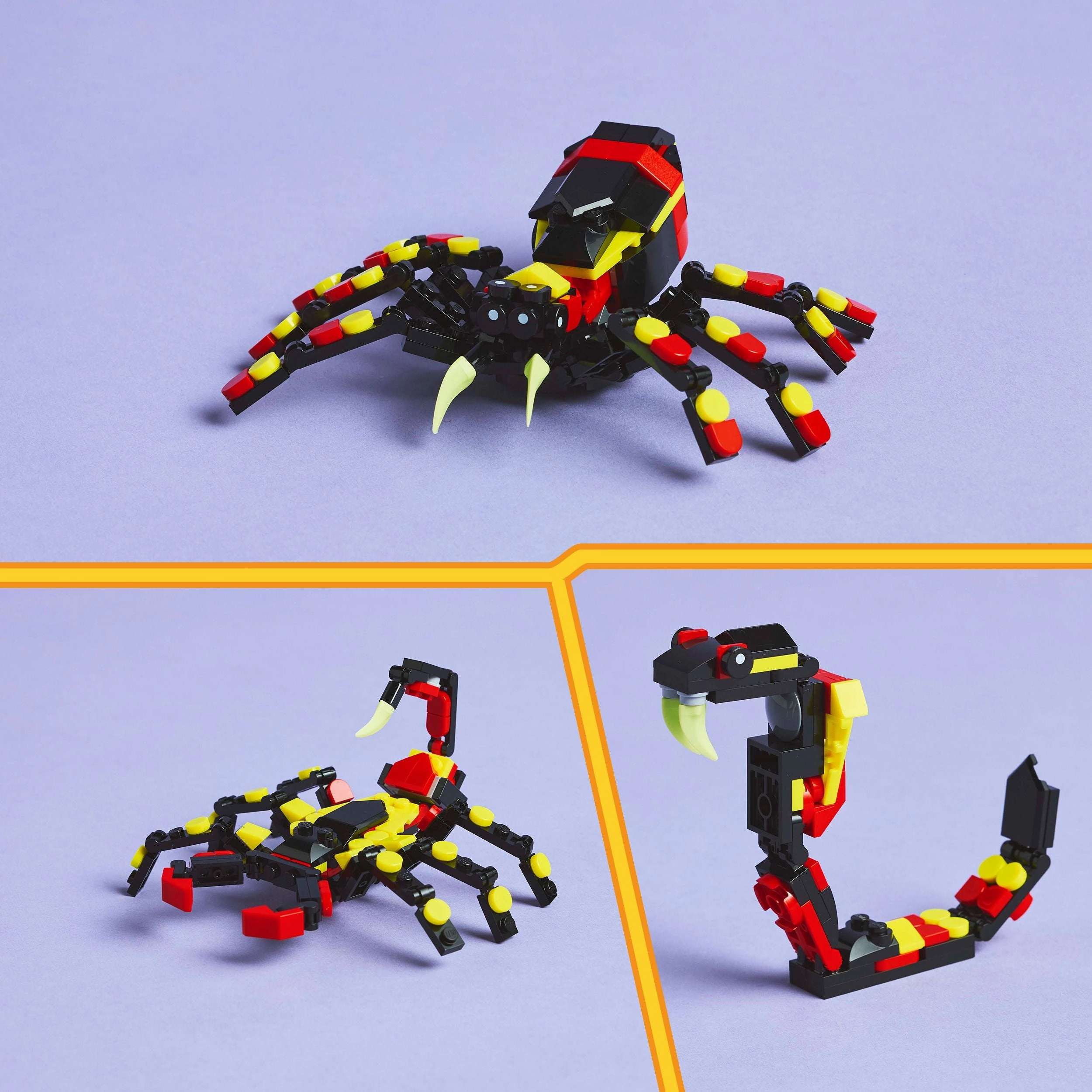 Lego Creator 3 in 1 31159 Wild Animals: Surprising Spider for Ages 7 