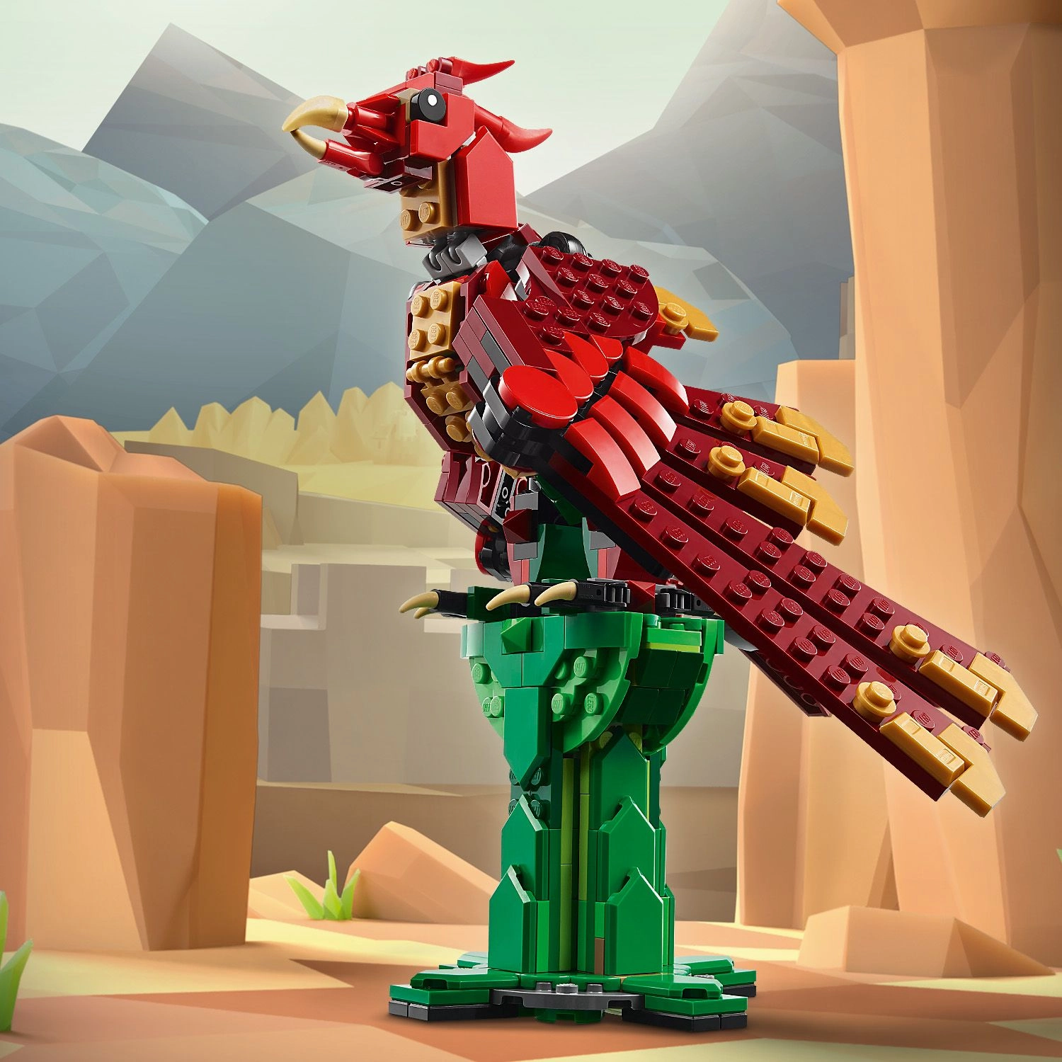 Lego Creator 3 in 1 31161 Medieval Dragon Toy Playset for Ages 9 & Up