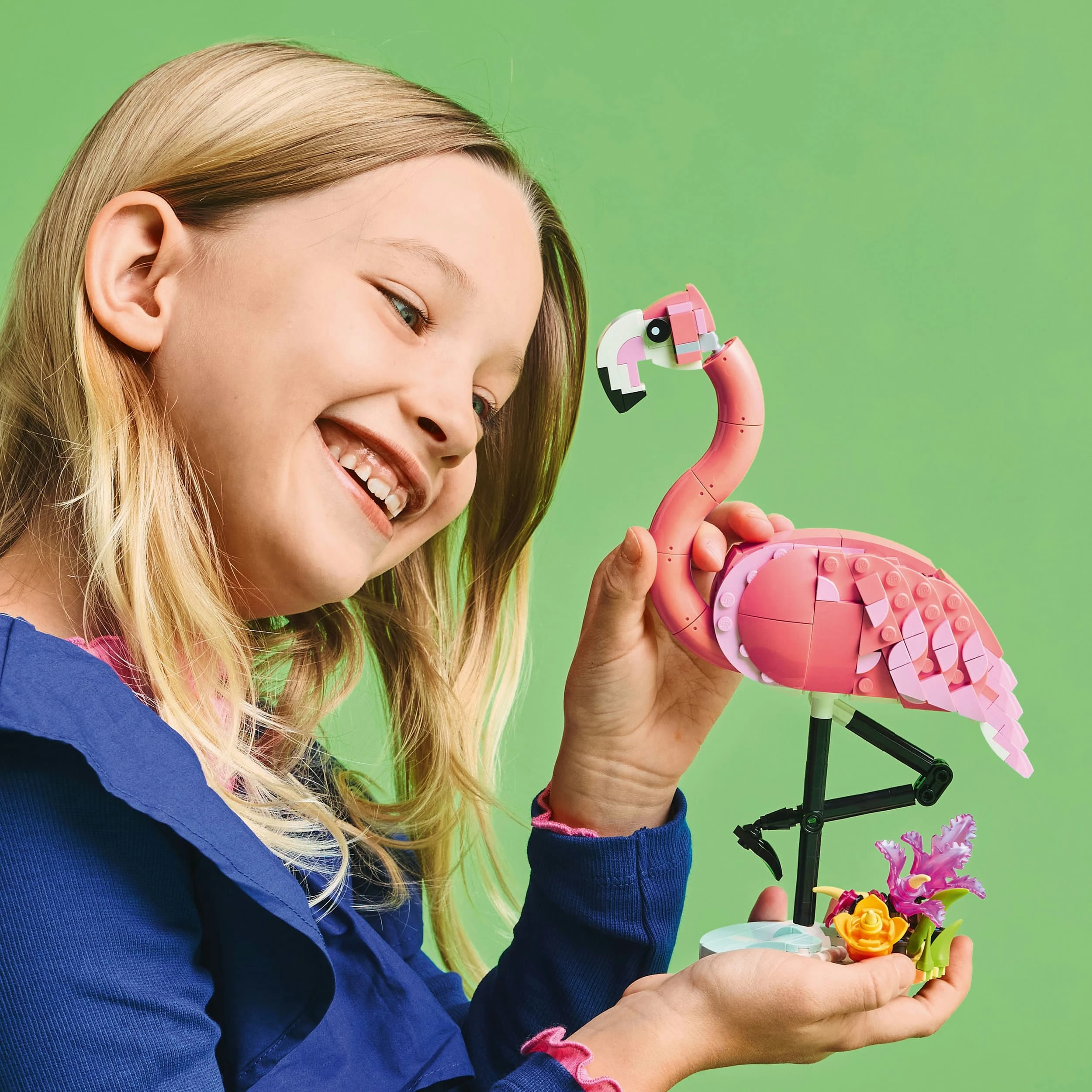Lego Creator 3 in 1 31170 Wild Animals: Pink Flamingo for Ages 8 & Up