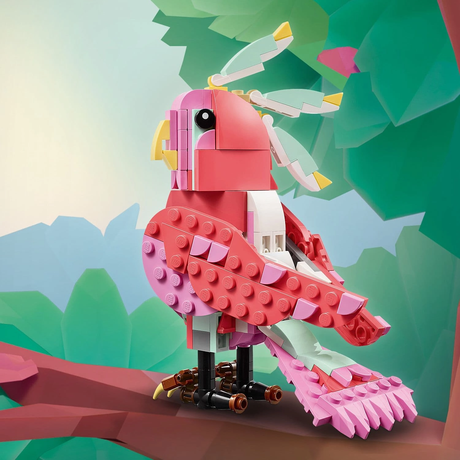 Lego Creator 3 in 1 31170 Wild Animals: Pink Flamingo for Ages 8 & Up