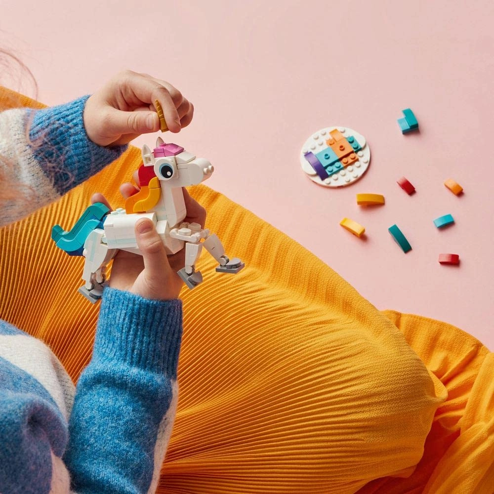 LEGO Creator 3in1 Magical Unicorn Building Kit for Ages 7 