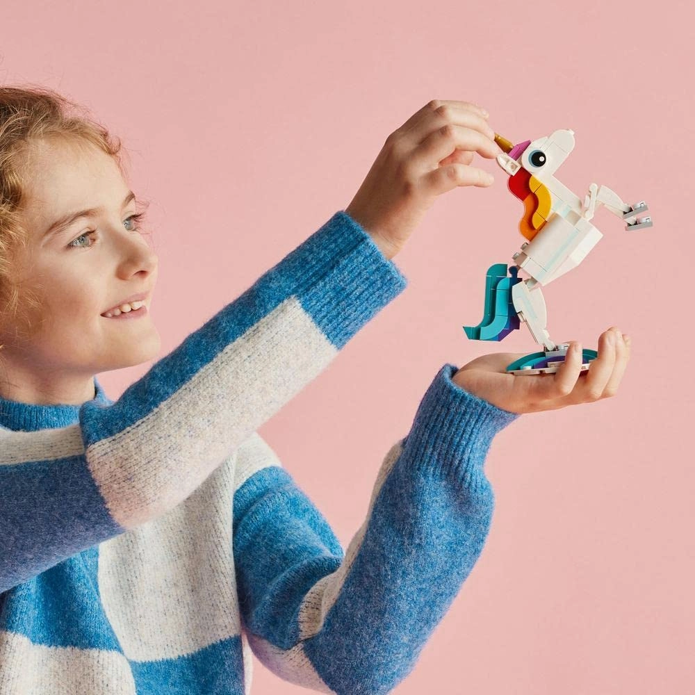 LEGO Creator 3in1 Magical Unicorn Building Kit for Ages 7 