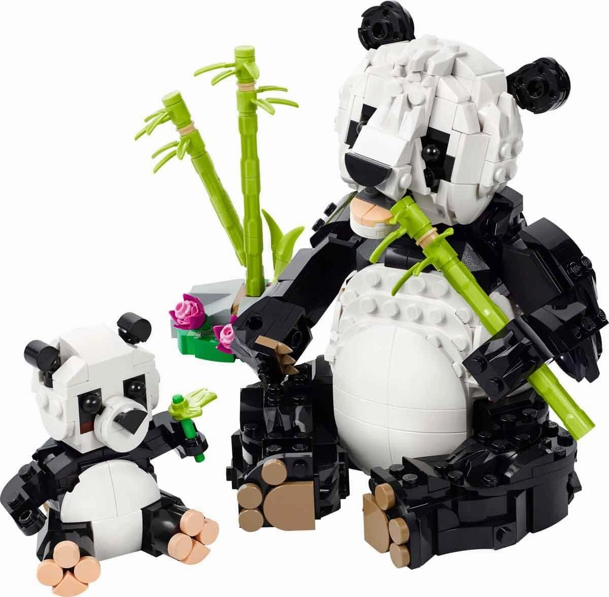 LEGO Creator 3in1 Wild Animals Panda Family Toy Building Kit For Ages 8 