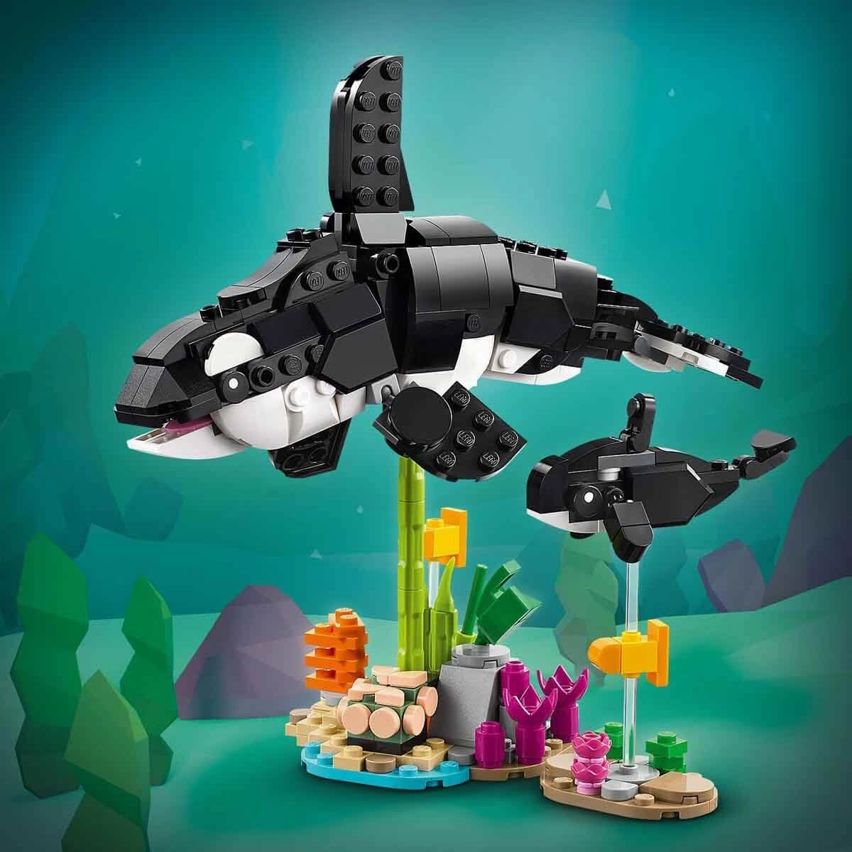 LEGO Creator 3in1 Wild Animals Panda Family Toy Building Kit For Ages 8 