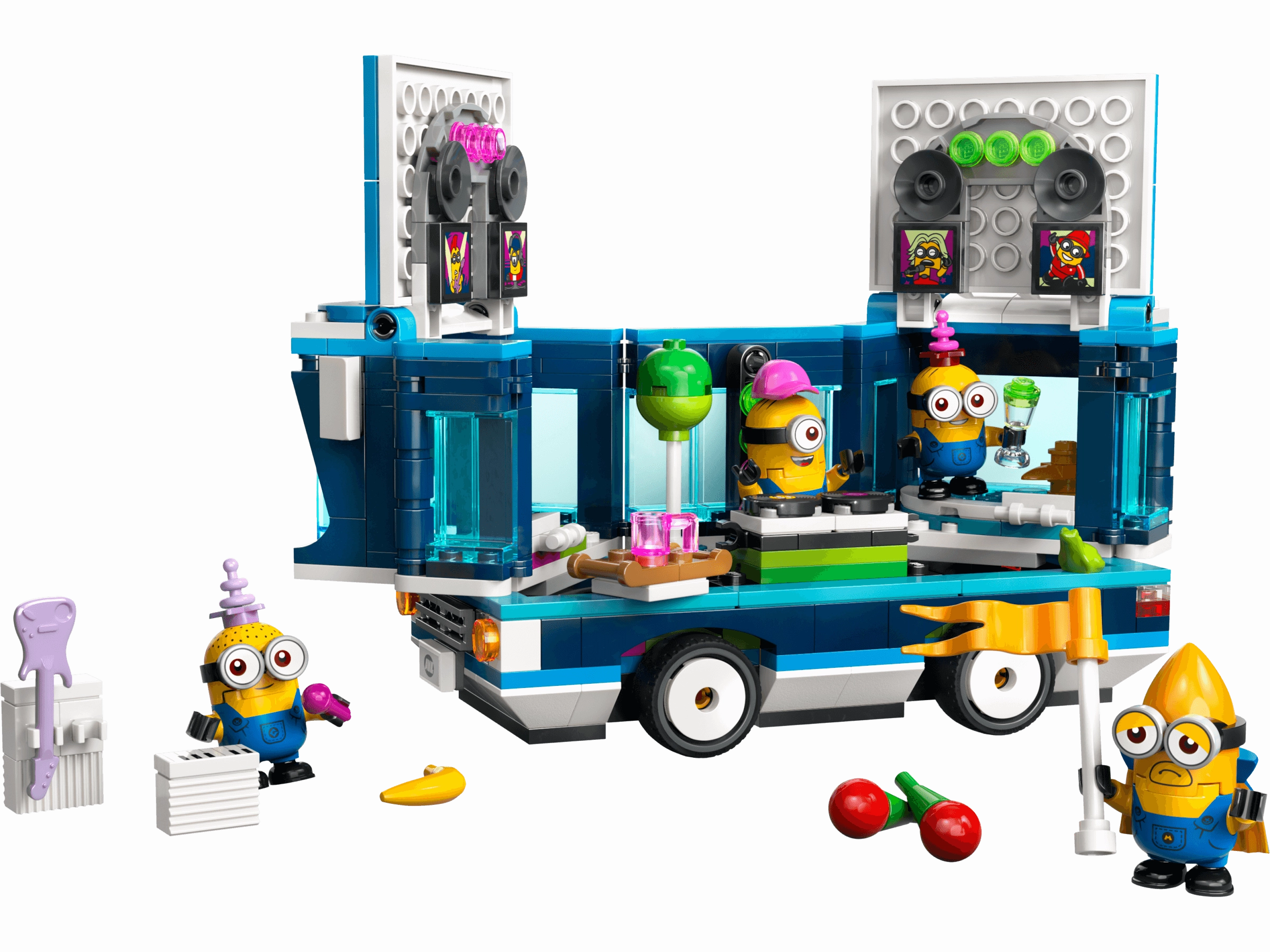 LEGO Despicable Me 4 Minions Music Party Bus 75581