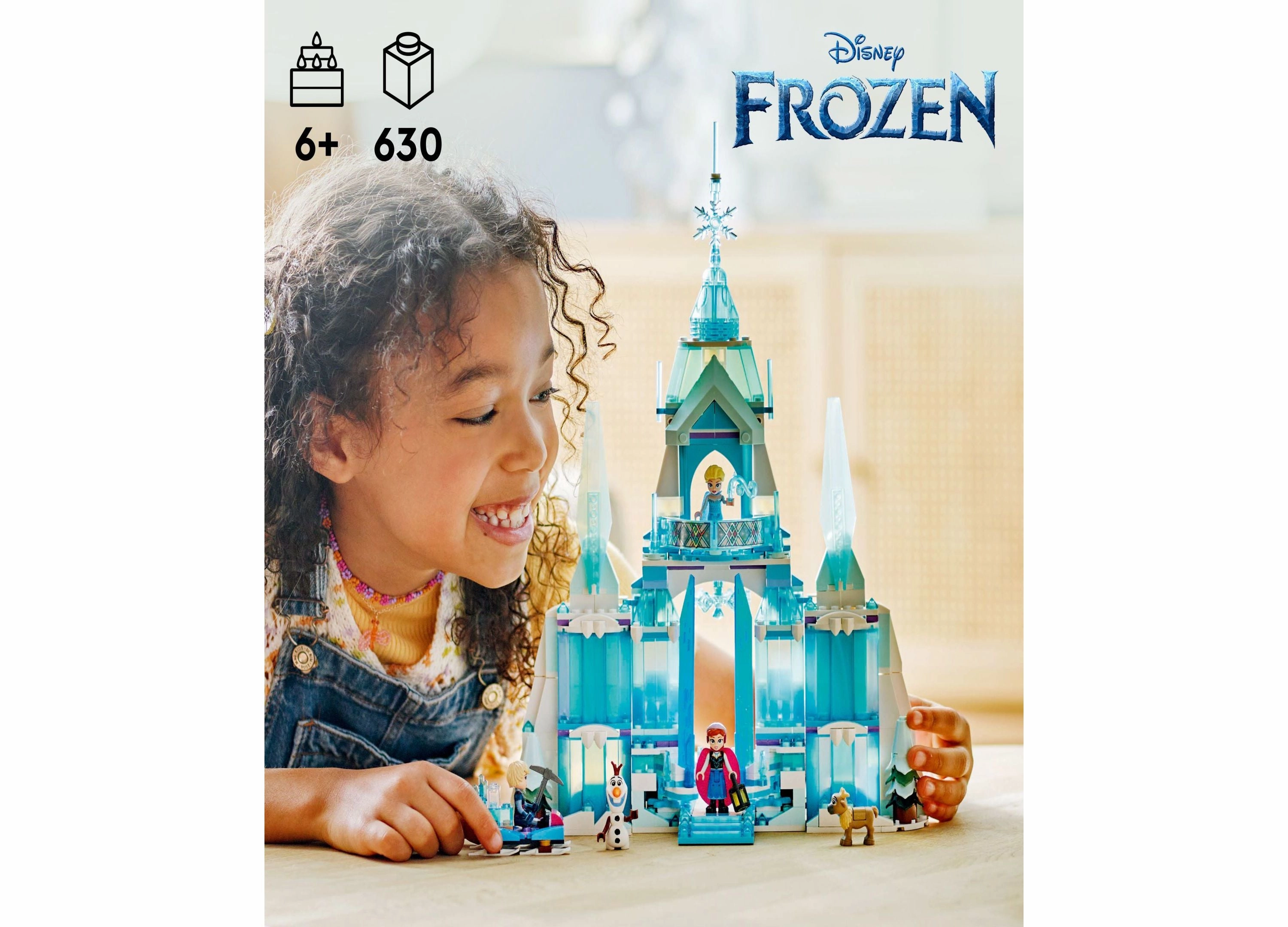 LEGO Disney Frozen Elsas Ice Palace 43244 Building Set - 630 Pieces